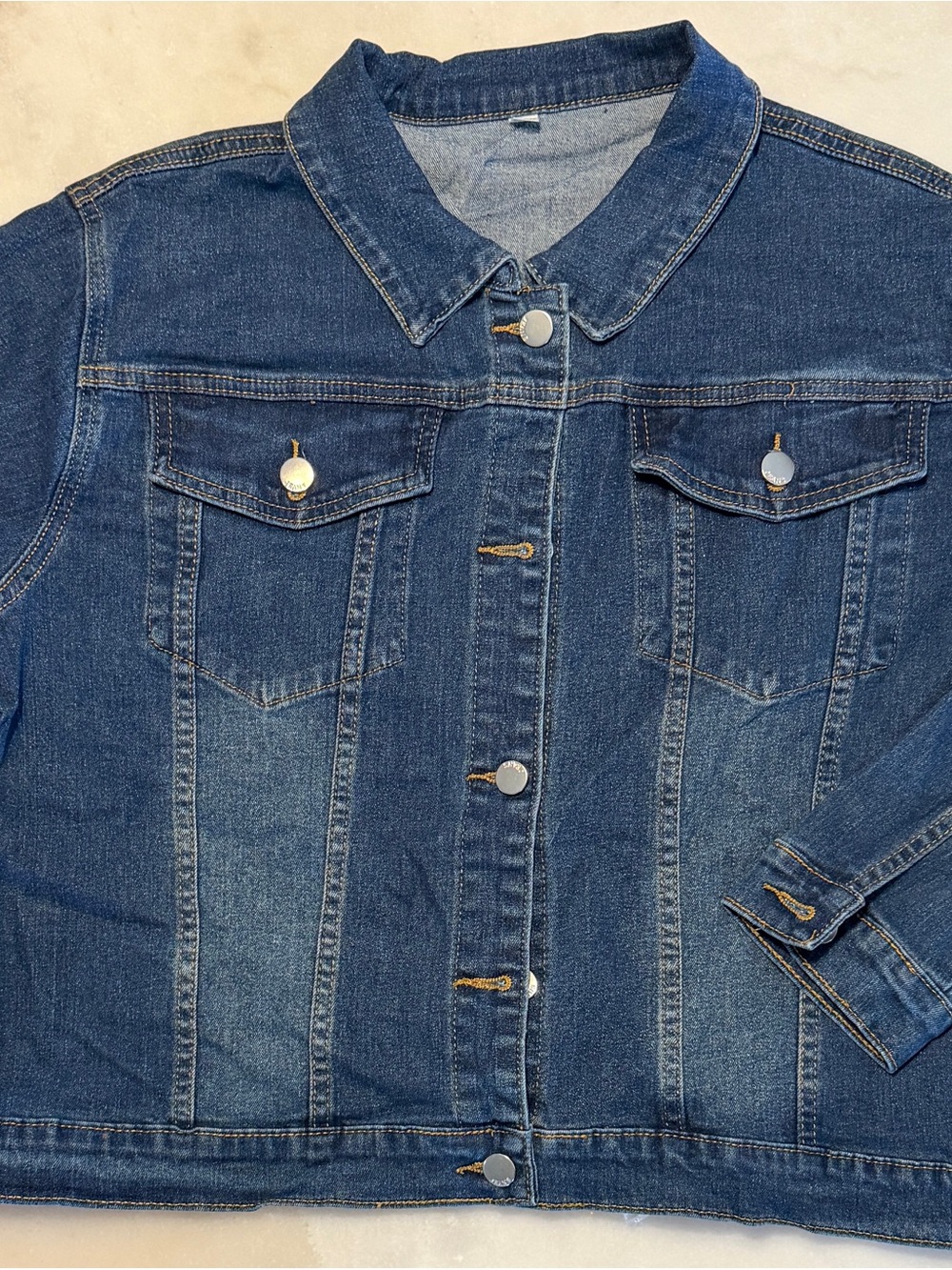Classic Dark Wash Denim Jacket